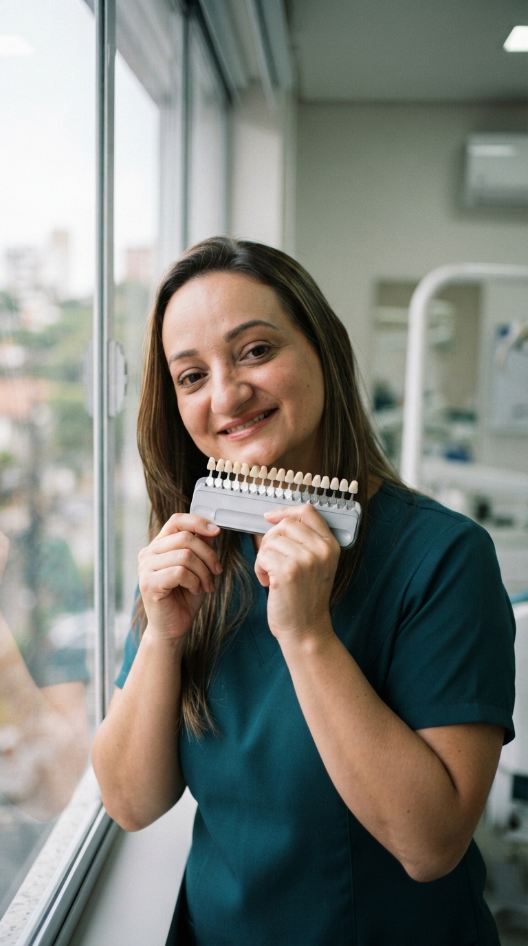 Avaliação para clareamento dental