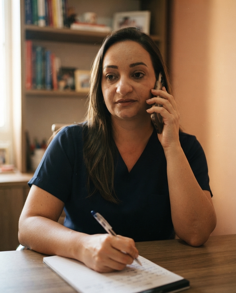 Consultório preparado para atendimento de urgência