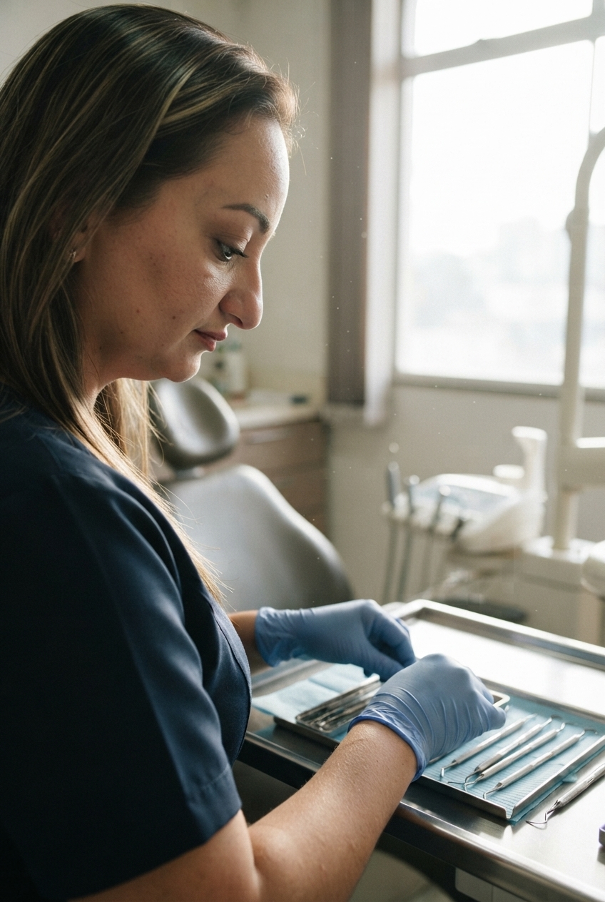 Medição de bolsa periodontal