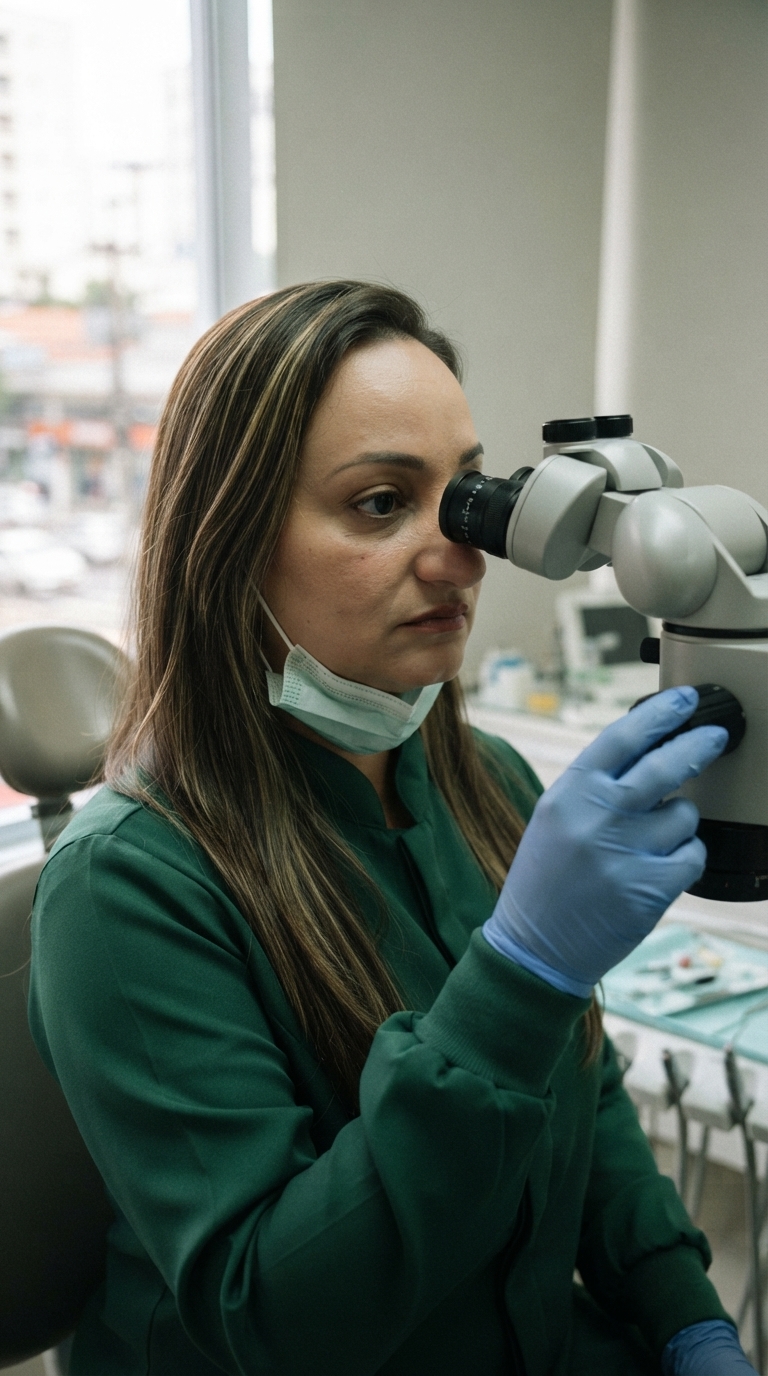 Consultório para tratamento endodôntico