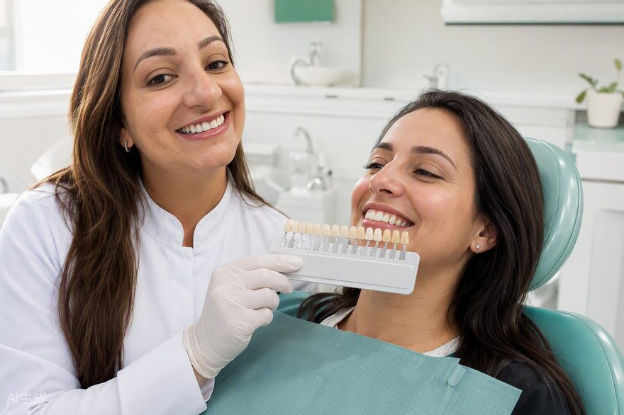 Escolha de cor personalizada para cada sorriso